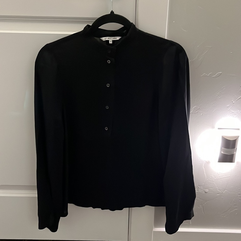 [HELMUT LANG] Like New/Excellent Women's Size XS Black Blouse